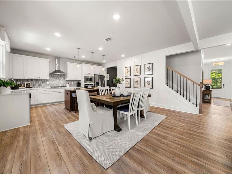 Furnished interior view inside a new home in Riverwood, Dallas (Image 17).
