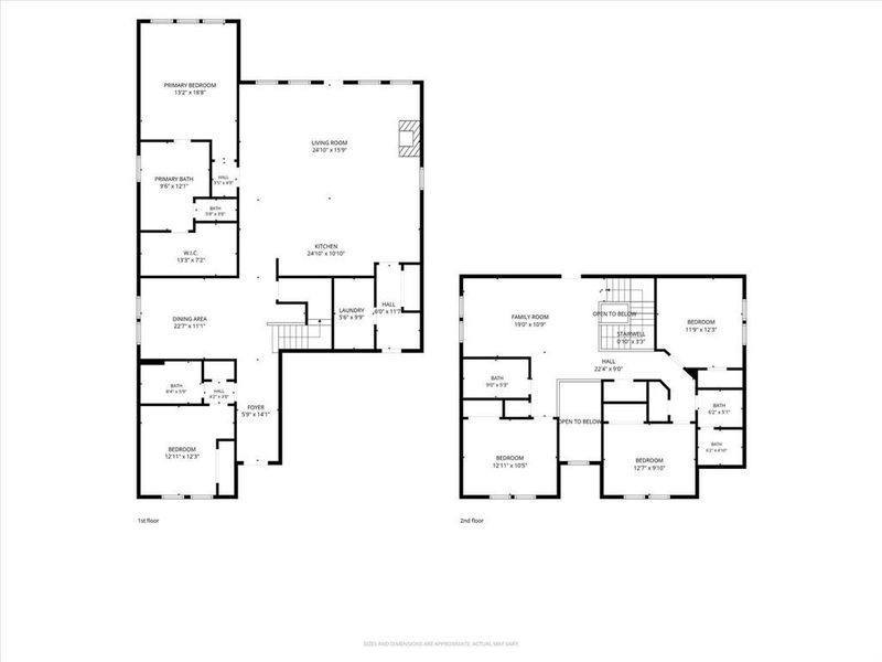 2D floor plan layout of this home in Gateway Parks, Forney, TX (Image 4). 2D floor plan layout of this home in Gateway Parks, Forney, TX (Image 4).