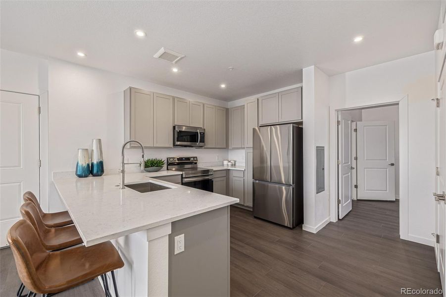 Furnished interior view inside a new home in The Scene at Sloan's Lake, Denver (Image 25).