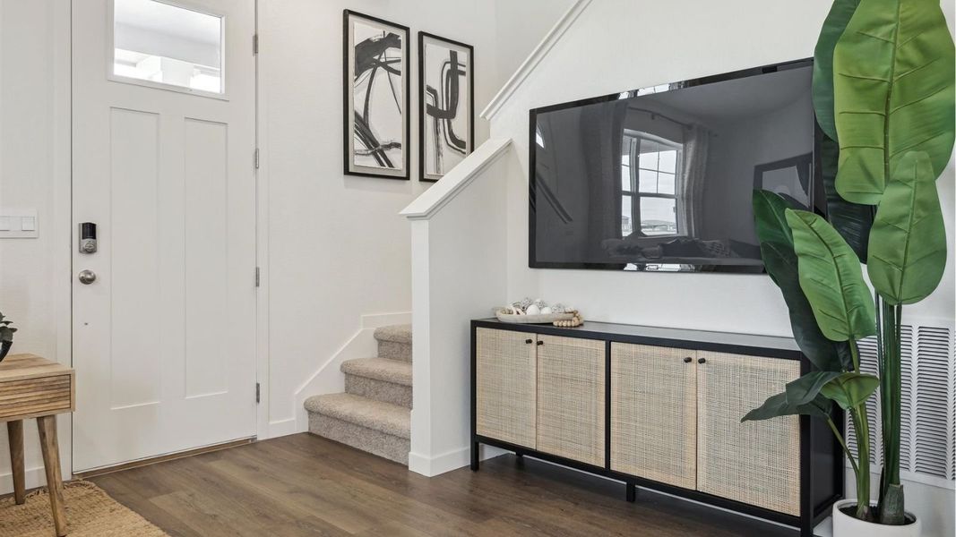 Furnished interior view inside a new home in Settlers Crossing, Commerce City (Image 13).