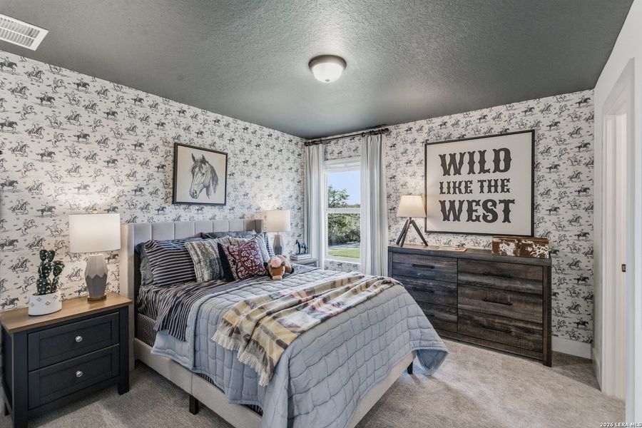 Furnished interior view inside a new home in Prominence, San Antonio (Image 34).