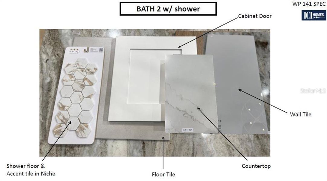 Sample of building materials used in homes in Wellen Park, Venice (Image 6).