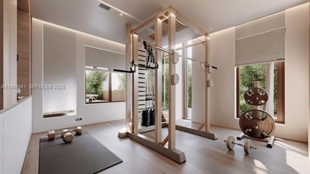 Furnished interior view inside a new home in , Dania Beach (Image 5).