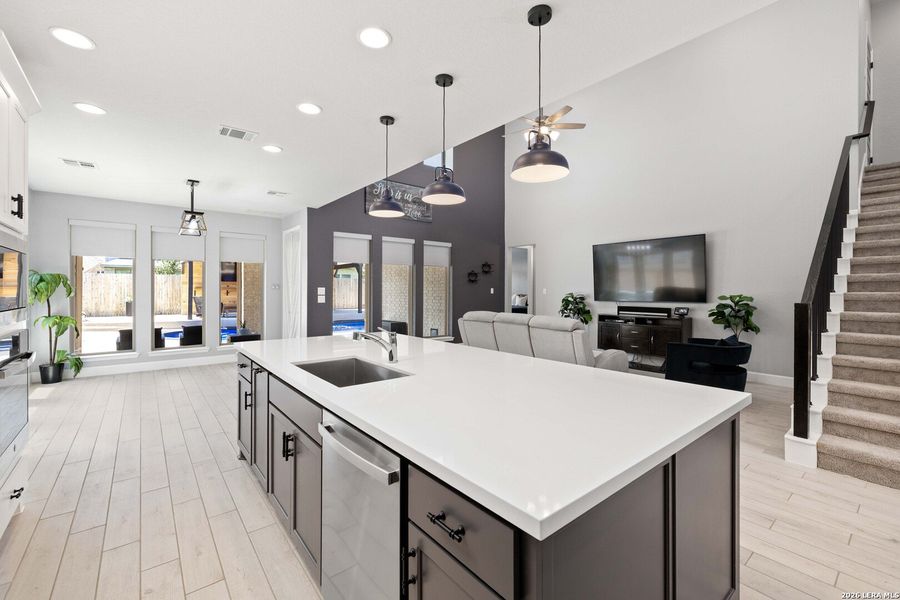 Furnished interior view inside a new home in Kallison Ranch, San Antonio (Image 7).