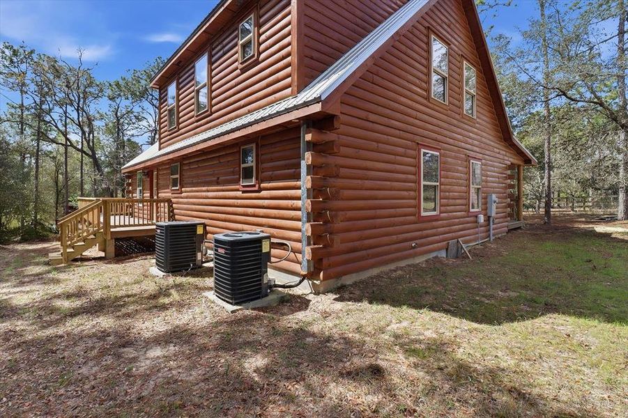 Exterior details and patio area of a home in , Inverness (Image 2).