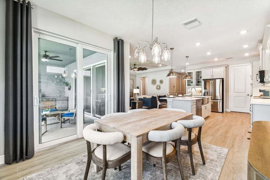 Furnished interior view inside a new home in Pinecone Reserve, Brooksville (Image 9).