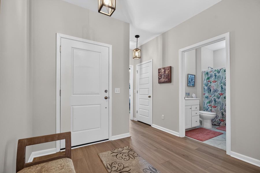 Furnished interior view inside a new home in Horizons at Summers Corner | 55+, Summerville (Image 5).