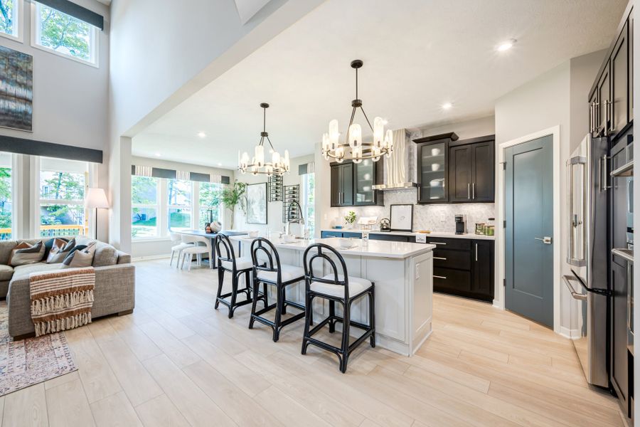 Representative furnished interior of a home built from the Blair by Fischer Homes in Twin Lakes, Hoschton (Image 43).