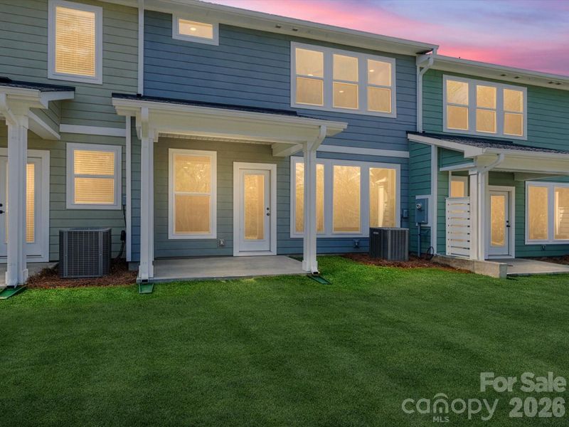 Enjoy sitting on your back porch with views of nature