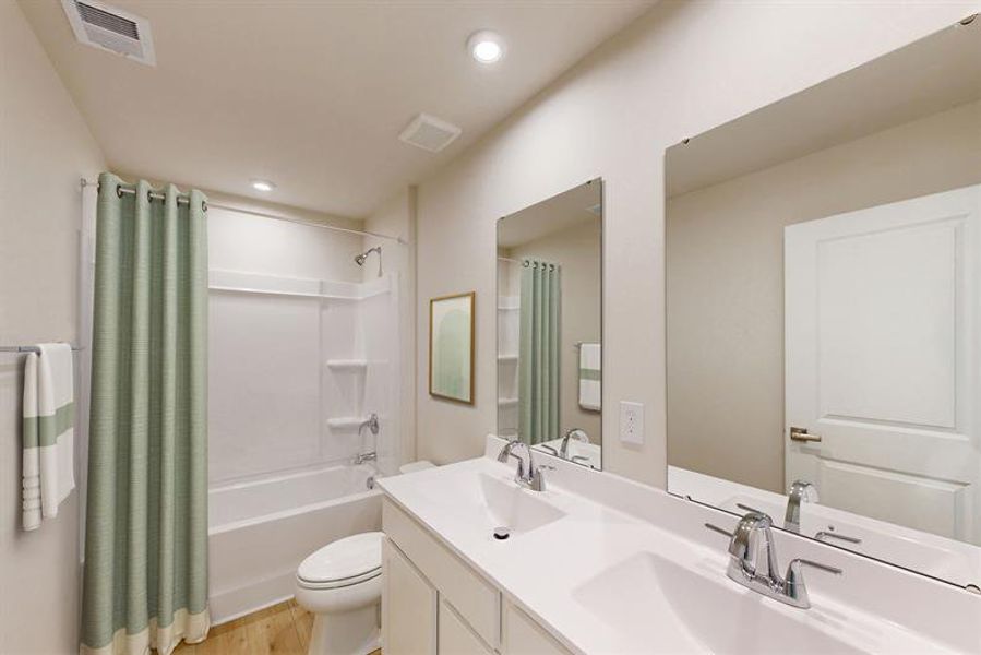 Furnished interior view inside a new home in Sterling Oaks, Ash (Image 15).