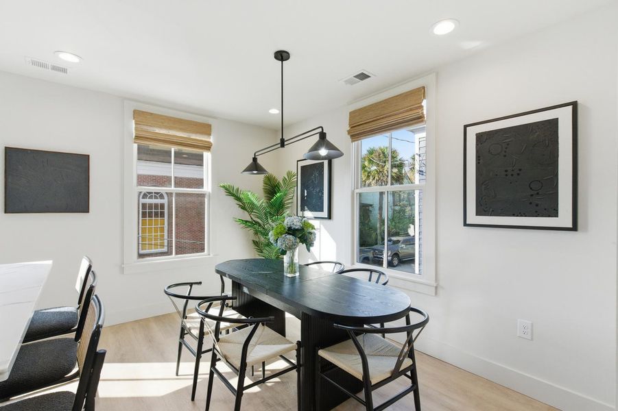 Furnished interior view inside a new home in , Charleston (Image 18).