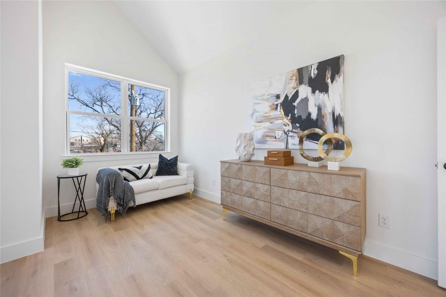 Furnished interior view inside a new home in , Houston (Image 18).