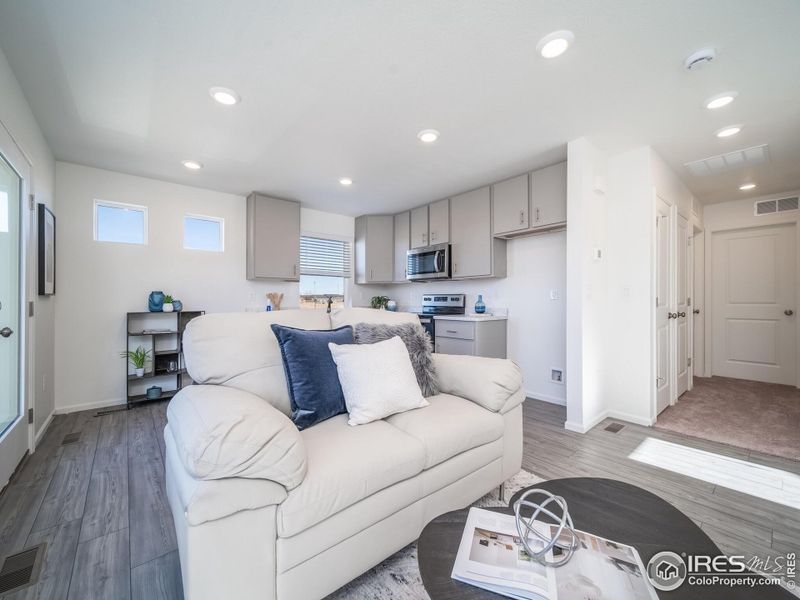 Furnished interior view inside a new home in , Johnstown (Image 6). Furnished interior view inside a new home in , Johnstown (Image 6).