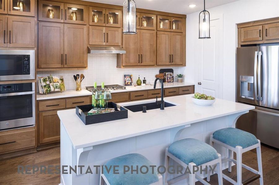 Furnished interior view inside a new home in Sonoma Verde, McLendon-Chisholm (Image 31).