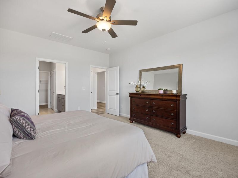 Furnished interior view inside a new home in Retreat at North Main, Lillington (Image 14).