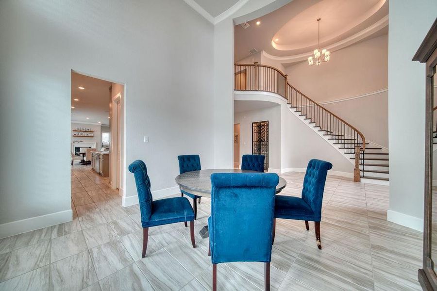 Furnished interior view inside a new home in , Friendswood (Image 6).
