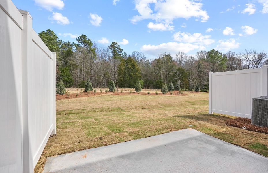 Exterior details and patio area of a home in Mallard Park, Charlotte (Image 27).
