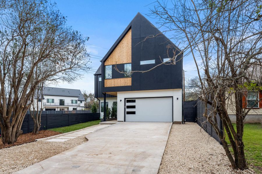 2 car garage complete with EV charger outlet