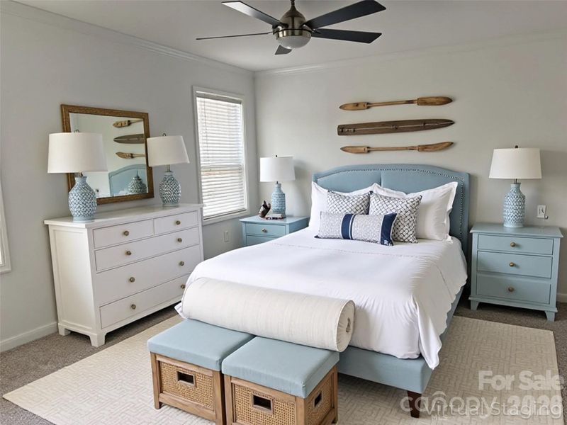 Primary Bedroom - Virtually staged