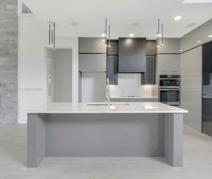 Furnished interior view inside a new home in , Davenport (Image 8).