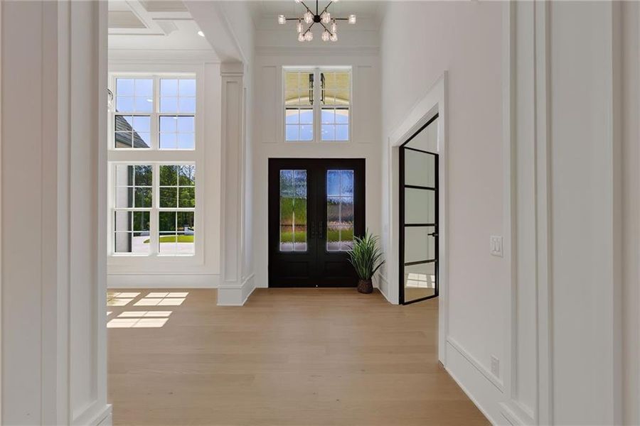 Spacious, unfurnished interior of a new home in , Monroe (Image 128).