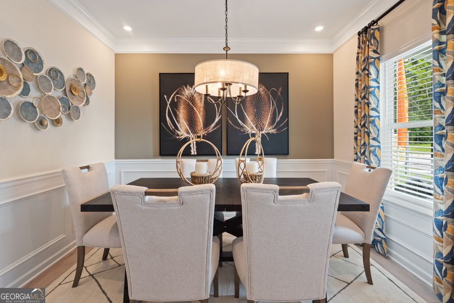 Furnished interior view inside a new home in Bryson Farms, Byron (Image 9). Furnished interior view inside a new home in Bryson Farms, Byron (Image 9).