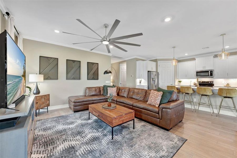 Furnished interior view inside a new home in , North Fort Myers (Image 15).