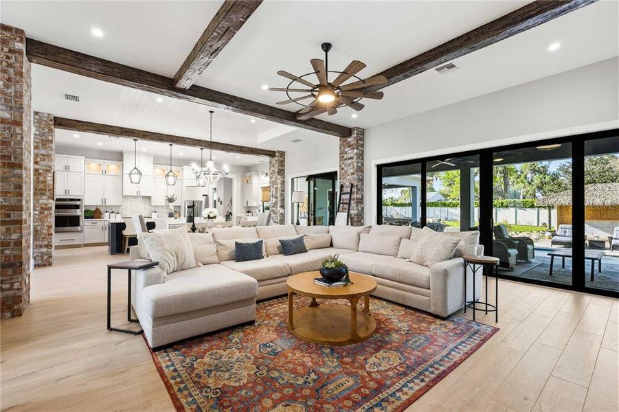 Furnished interior view inside a new home in , Ocala (Image 35).