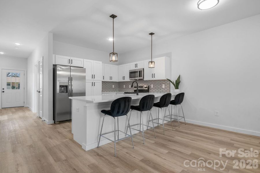 Furnished interior view inside a new home in , Hickory (Image 15).