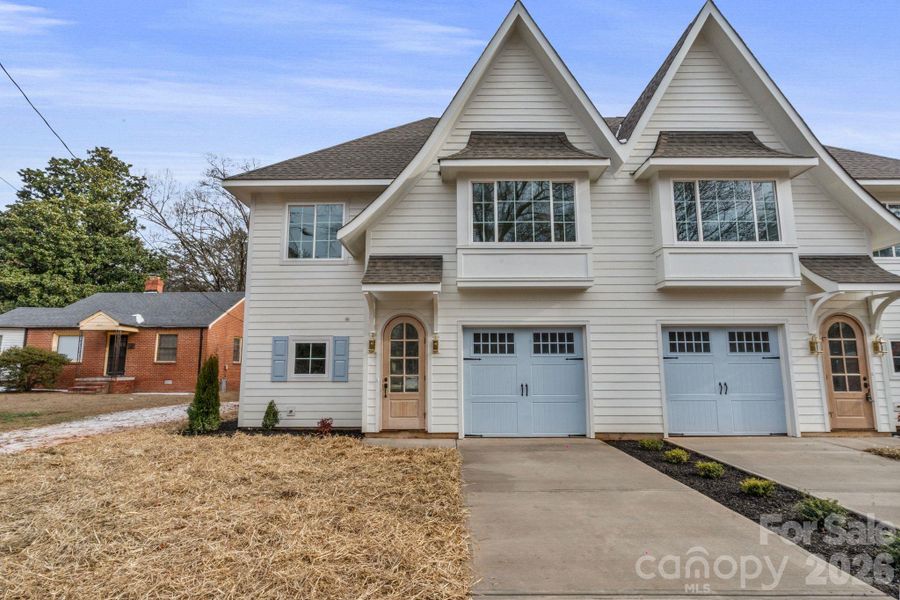 Front exterior of a new home in , Charlotte, NC, highlighting curb appeal (Image 25).