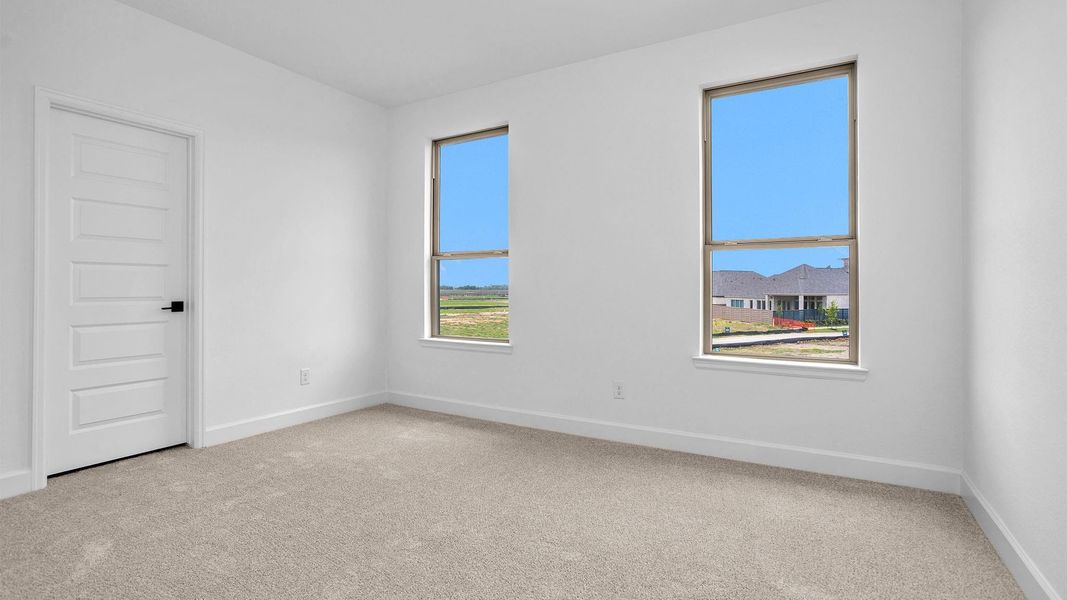 Spacious, unfurnished interior of a new home in Austin Point, Richmond (Image 21).