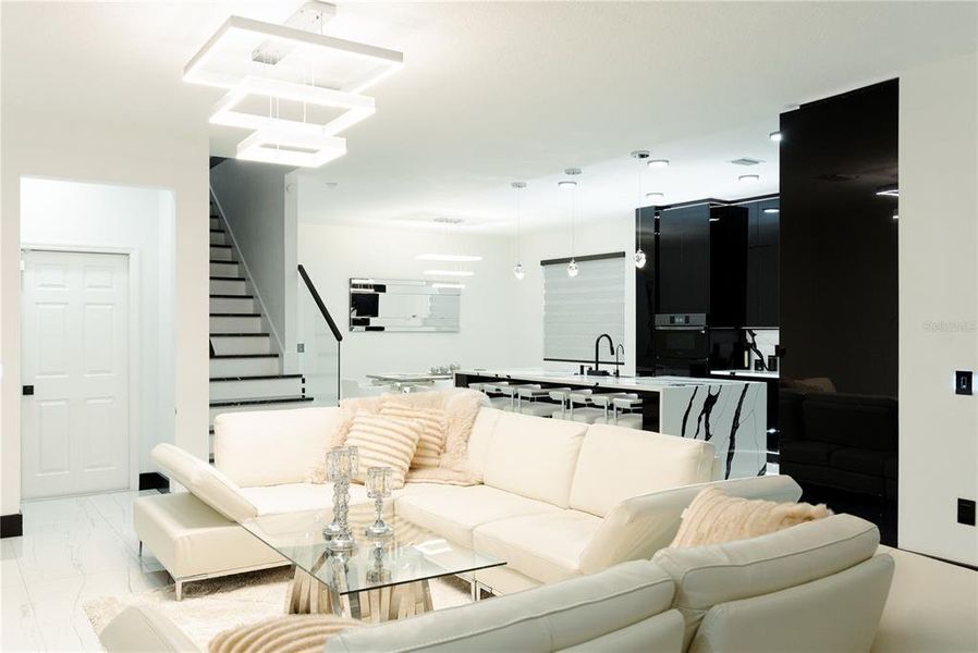 Furnished interior view inside a new home in Storey Creek, Kissimmee (Image 8). Furnished interior view inside a new home in Storey Creek, Kissimmee (Image 8).