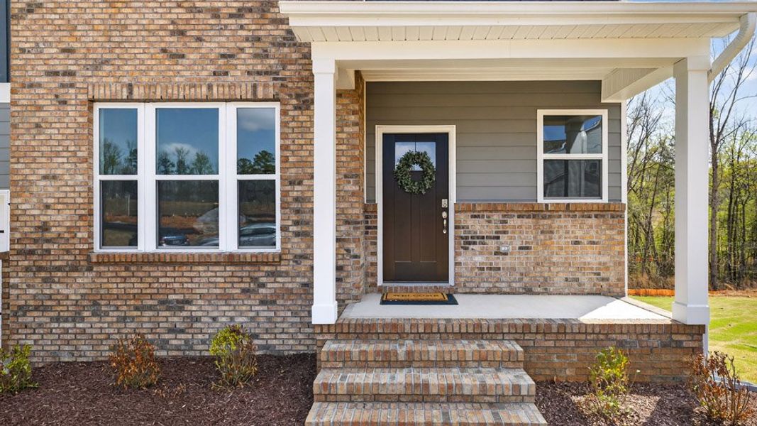Representative exterior details of a home built from the Bennett by D.R. Horton in The Manors at Winston Pointe, Clayton (Image 3).