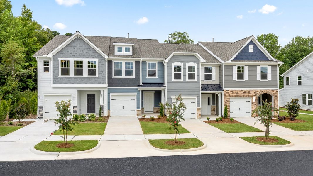 Furnished interior view inside a new home in Spring Village Townhomes, Angier (Image 15).
