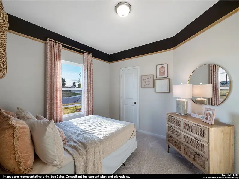 Furnished interior view inside a new home in Garden Grove, San Antonio (Image 3).