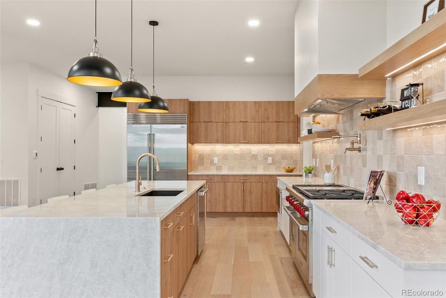 Furnished interior view inside a new home in , Evergreen (Image 6).
