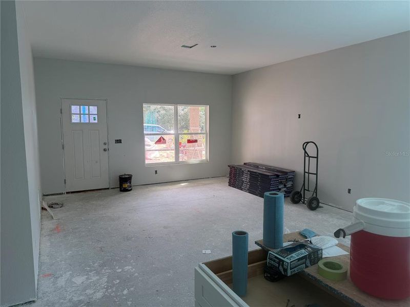 In-progress construction of a new home in , Webster, FL (Image 3).