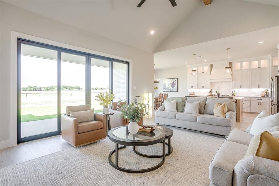 Furnished interior view inside a new home in , Weatherford (Image 6).