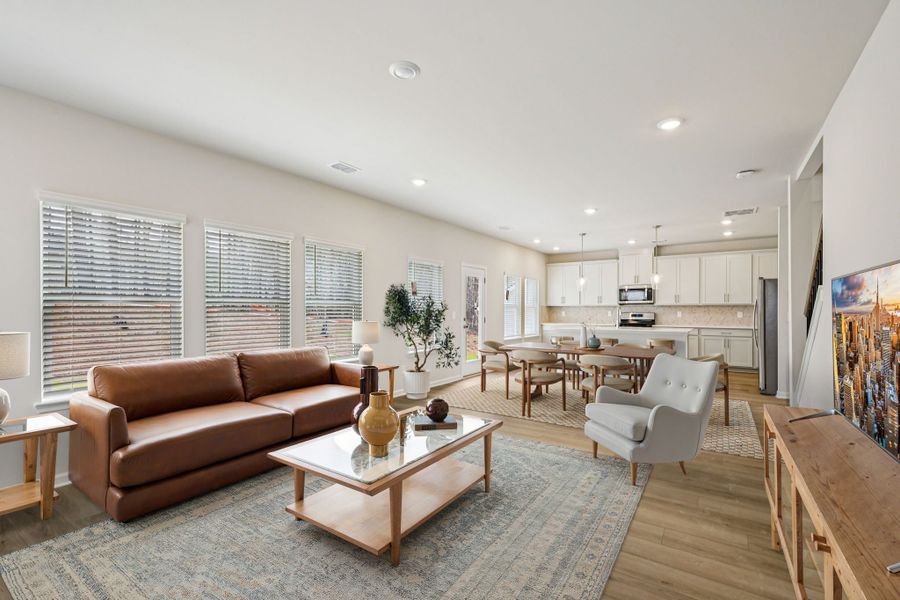 Furnished interior view inside a new home in Martin Springs - Estate Series, Lawrenceville (Image 3). Furnished interior view inside a new home in Martin Springs - Estate Series, Lawrenceville (Image 3).