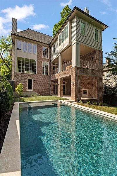 Exterior details and patio area of a home in , Atlanta (Image 31). Exterior details and patio area of a home in , Atlanta (Image 31).