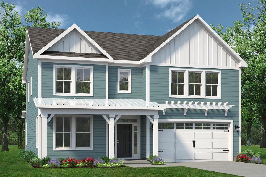 Representative exterior photo of a completed home built from the The Waverunner by Chesapeake Homes in Coastal Club of the Carolinas, Calabash, NC (Image 22).