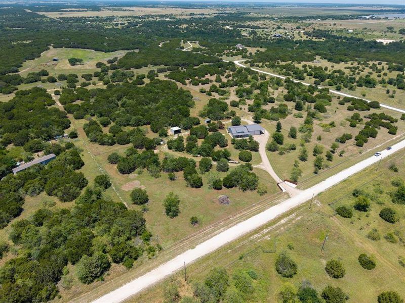 10 acre ranchette property fully fenced, cross fenced with 2 pastures for rotating livestock with gate entrance.