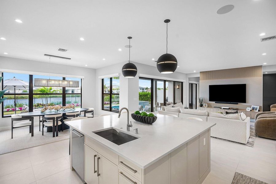 Furnished interior view inside a new home in , Boca Raton (Image 55). Furnished interior view inside a new home in , Boca Raton (Image 55).