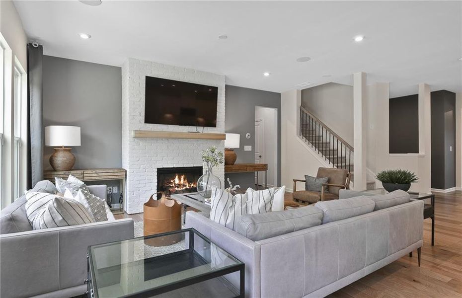Furnished interior view inside a new home in Oakwood, Cumming (Image 13).