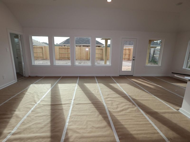 In-progress construction of a new home in Pinewood at Grand Texas, New Caney, TX (Image 29).