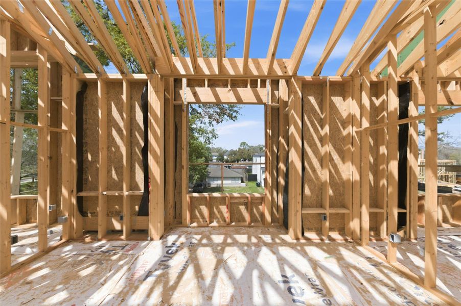 In-progress construction of a new home in , Houston, TX (Image 28).