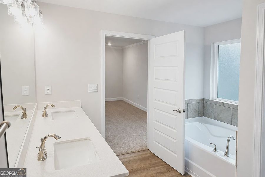 Furnished interior view inside a new home in Canterbury Villas, Carrollton (Image 10).
