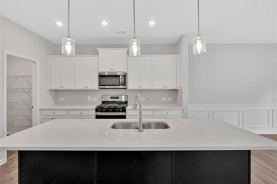 Furnished interior view inside a new home in Sweetlake Grove, Mableton (Image 11).