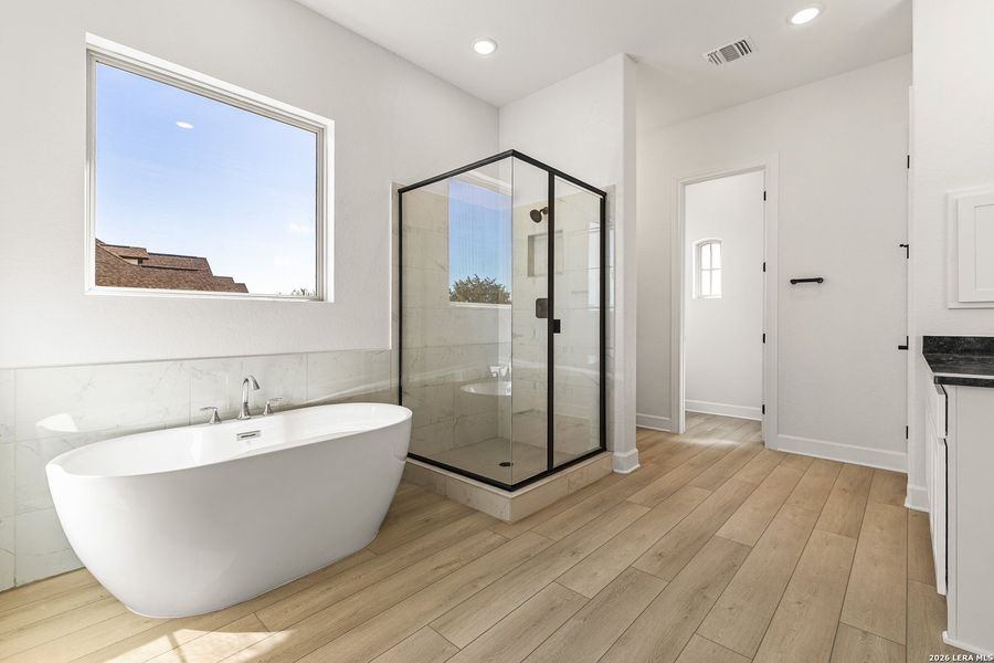 Furnished interior view inside a new home in Potranco Acres, Castroville (Image 4).