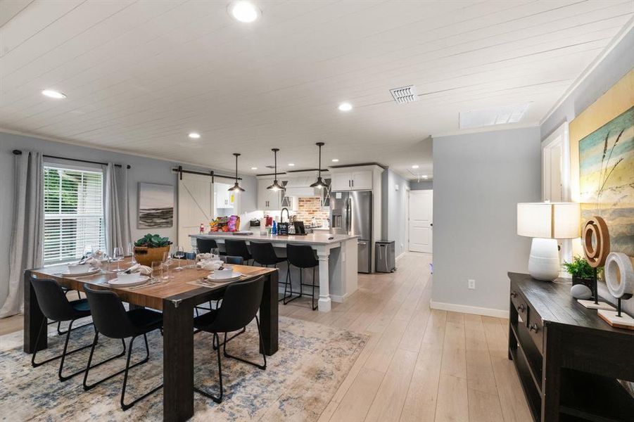 Furnished interior view inside a new home in , Pilot Point (Image 8). Furnished interior view inside a new home in , Pilot Point (Image 8).